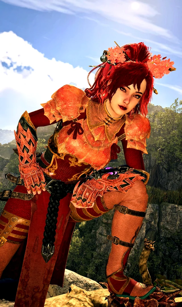 Crimson Flower Martial Artist