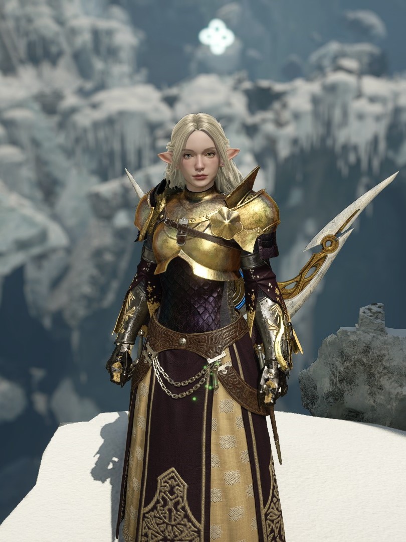 Golden and Purple Knight