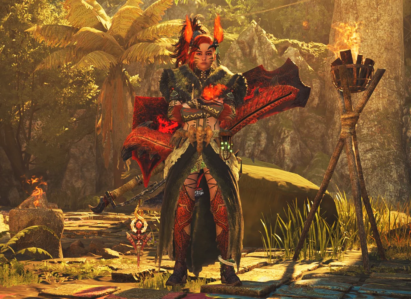 Daily Fashion Challenge: Whispering Ember Veil