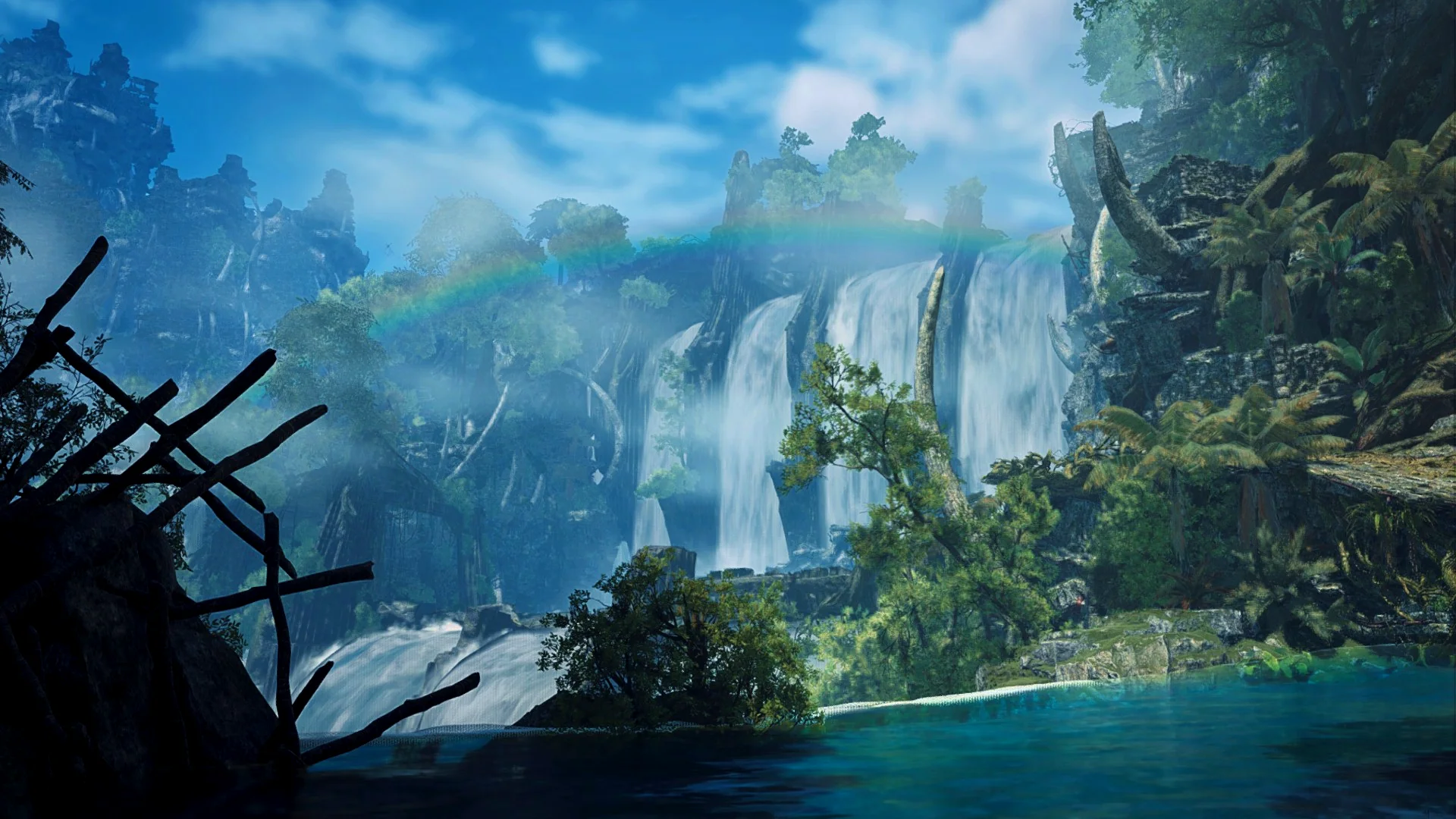 Upon the Waterfall
